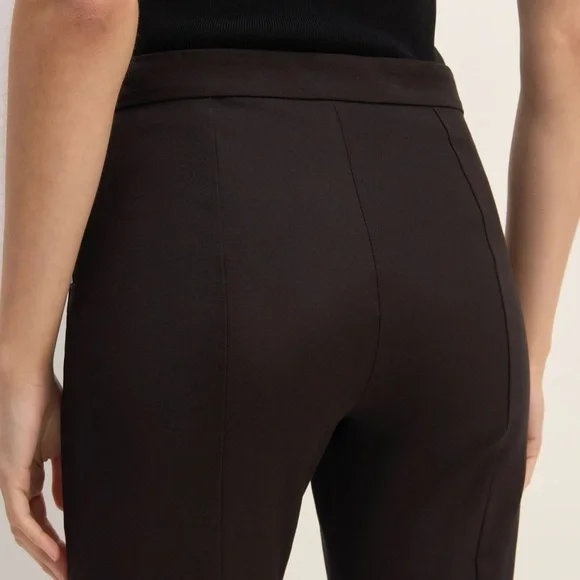 NWT Everlane The Bi-Stretch Side Zip Ankle Work Pant • Size 8 • Black - Picture 4 of 14